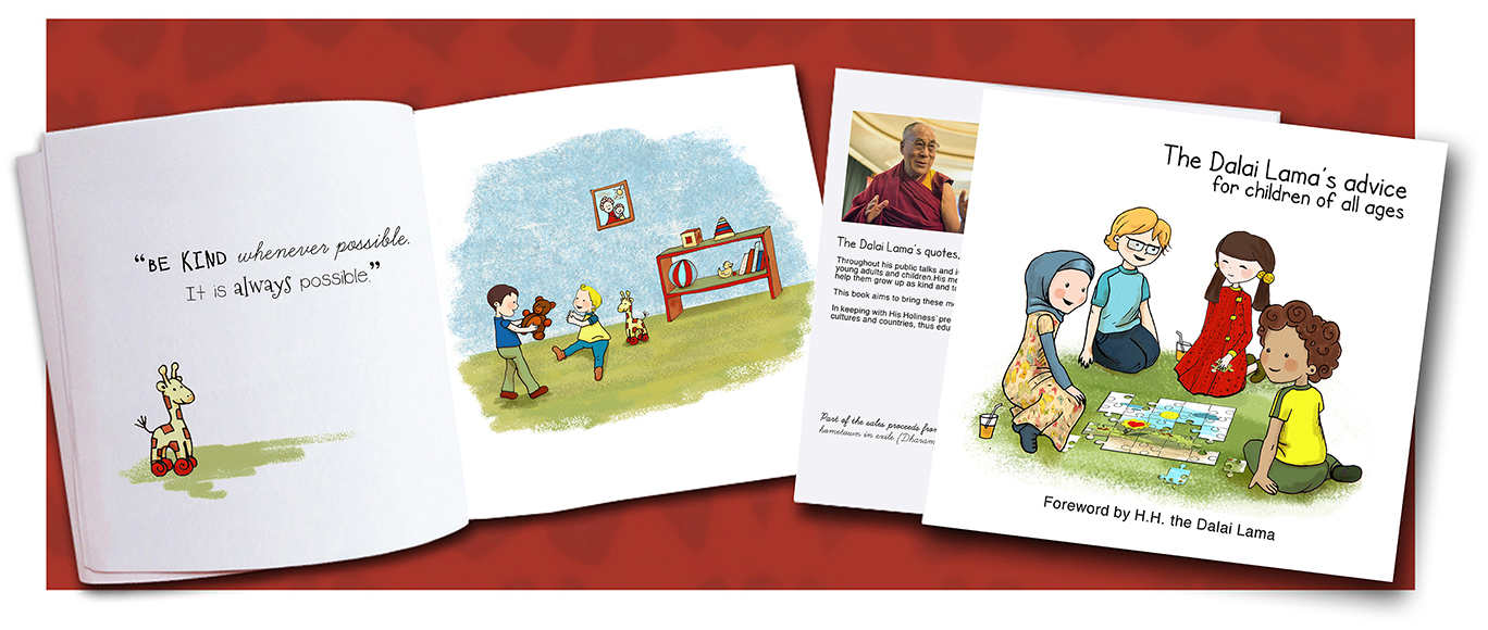 Dalai Lama 4 Children book cover